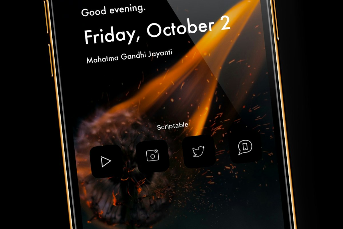 Smartphone di notte